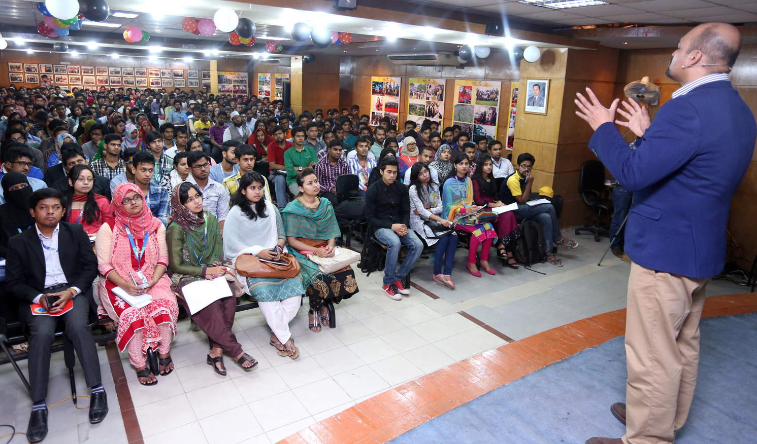 Seminar on You Born to Succeed held at Daffodil International University