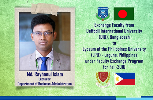 DIU LPU Faculty Excahnge Poster 1